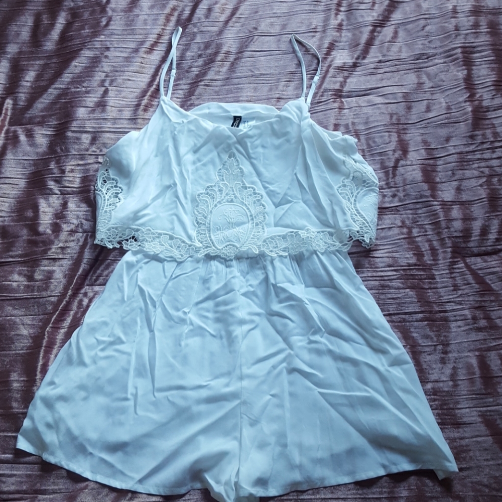 H&M Crochet Top Romper